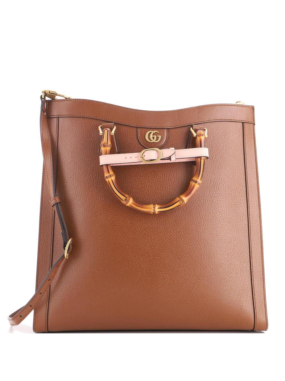 Gucci Diana Nm Bamboo Handle Tote #340834G18B